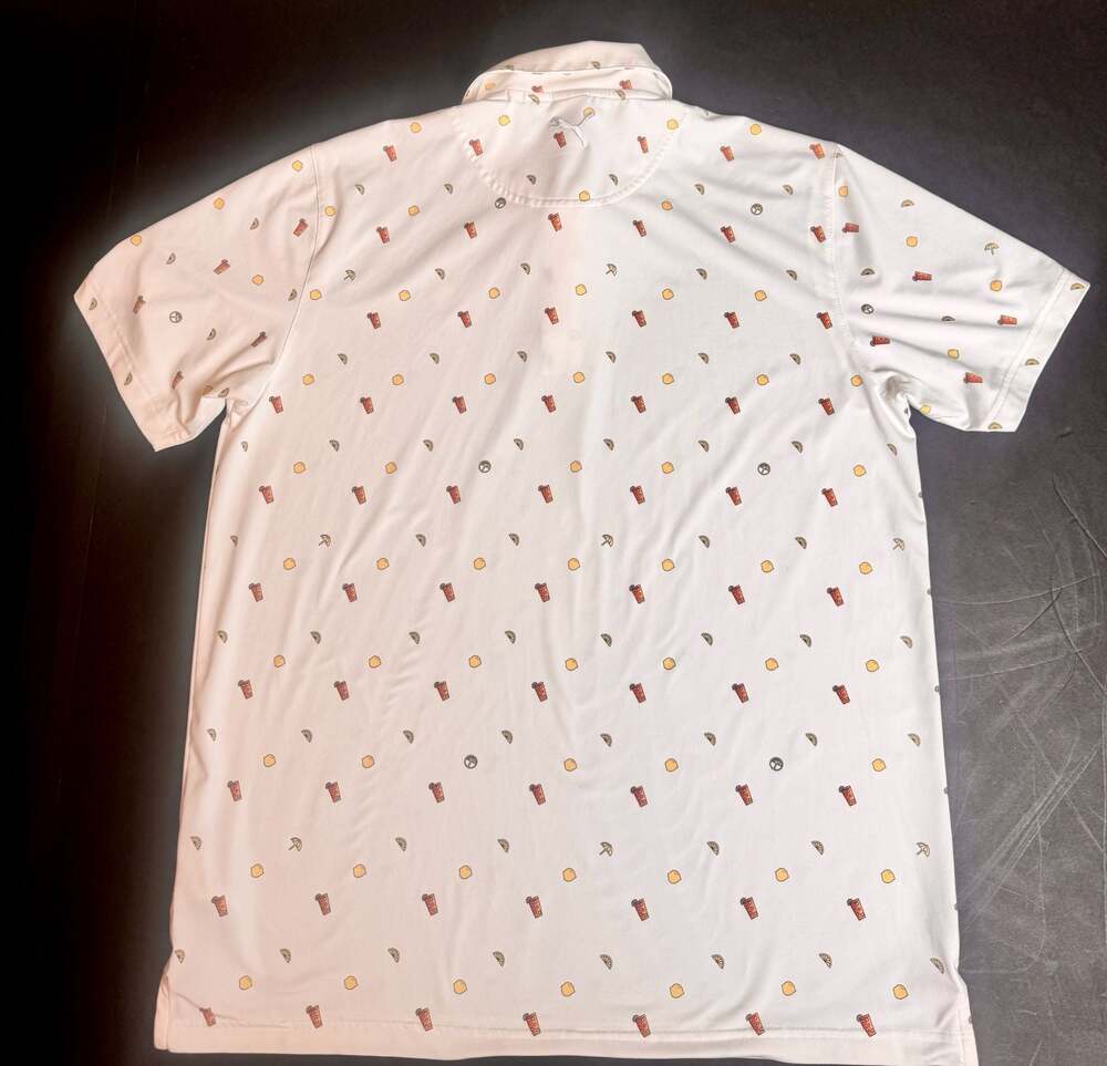 Puma x Arnold Palmer Cloudspun Lemons & Iced Tea Golf Polo Shirt - Picture 3 of 3